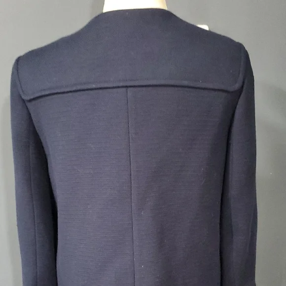 Sandro Women's Navy Toggle Pea Coat - Picture 8 of 17